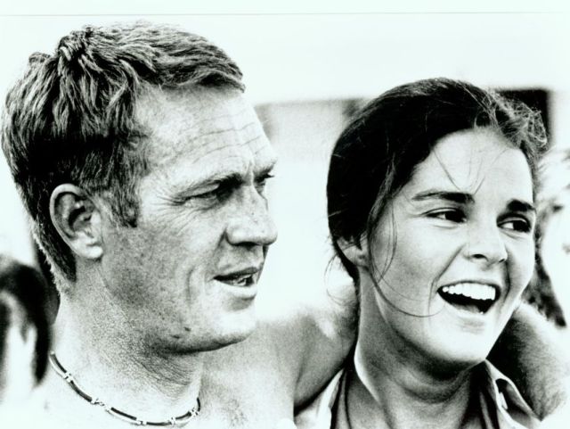 Steve McQueen and Ali MacGraw